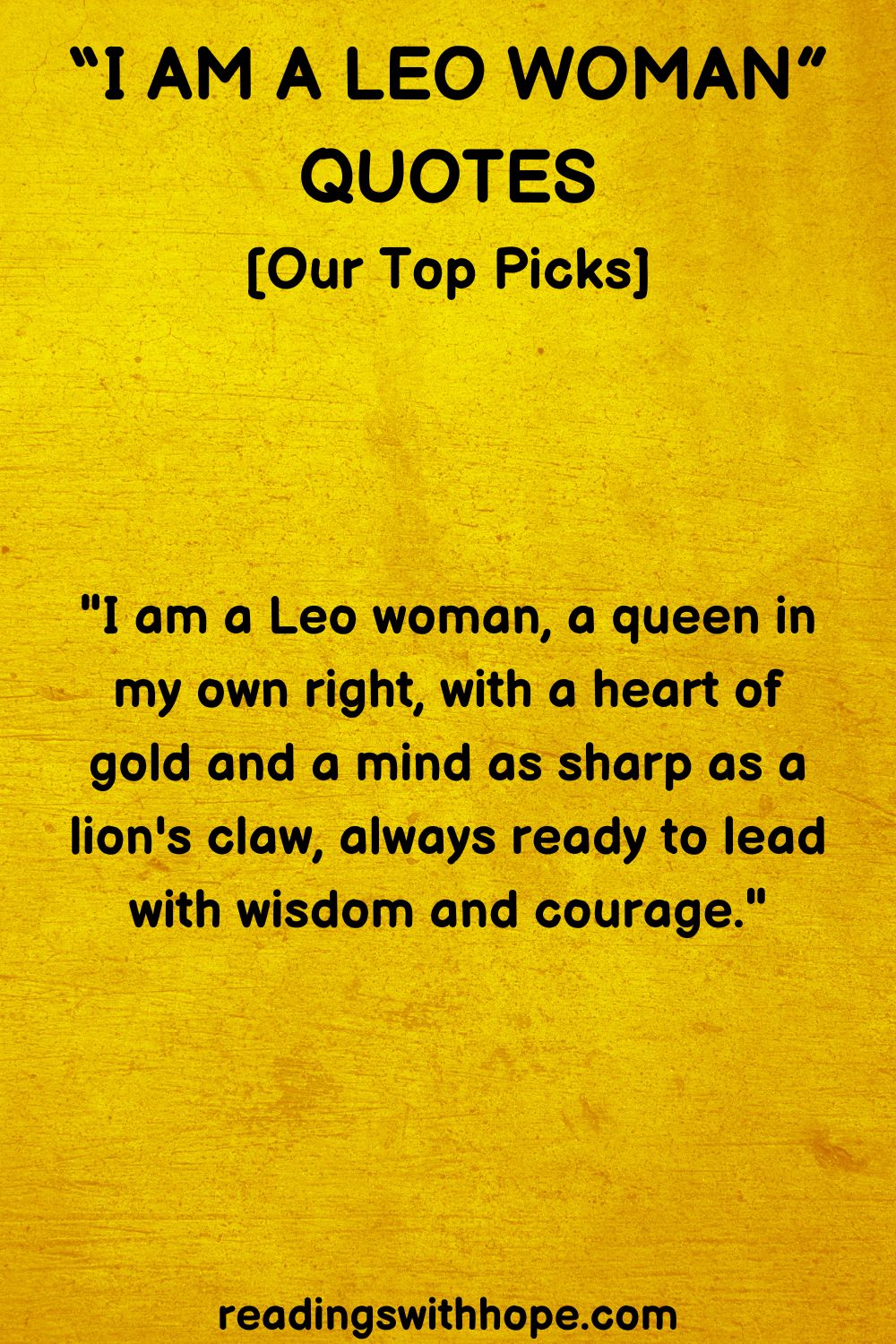 I am a Leo Woman Quotes