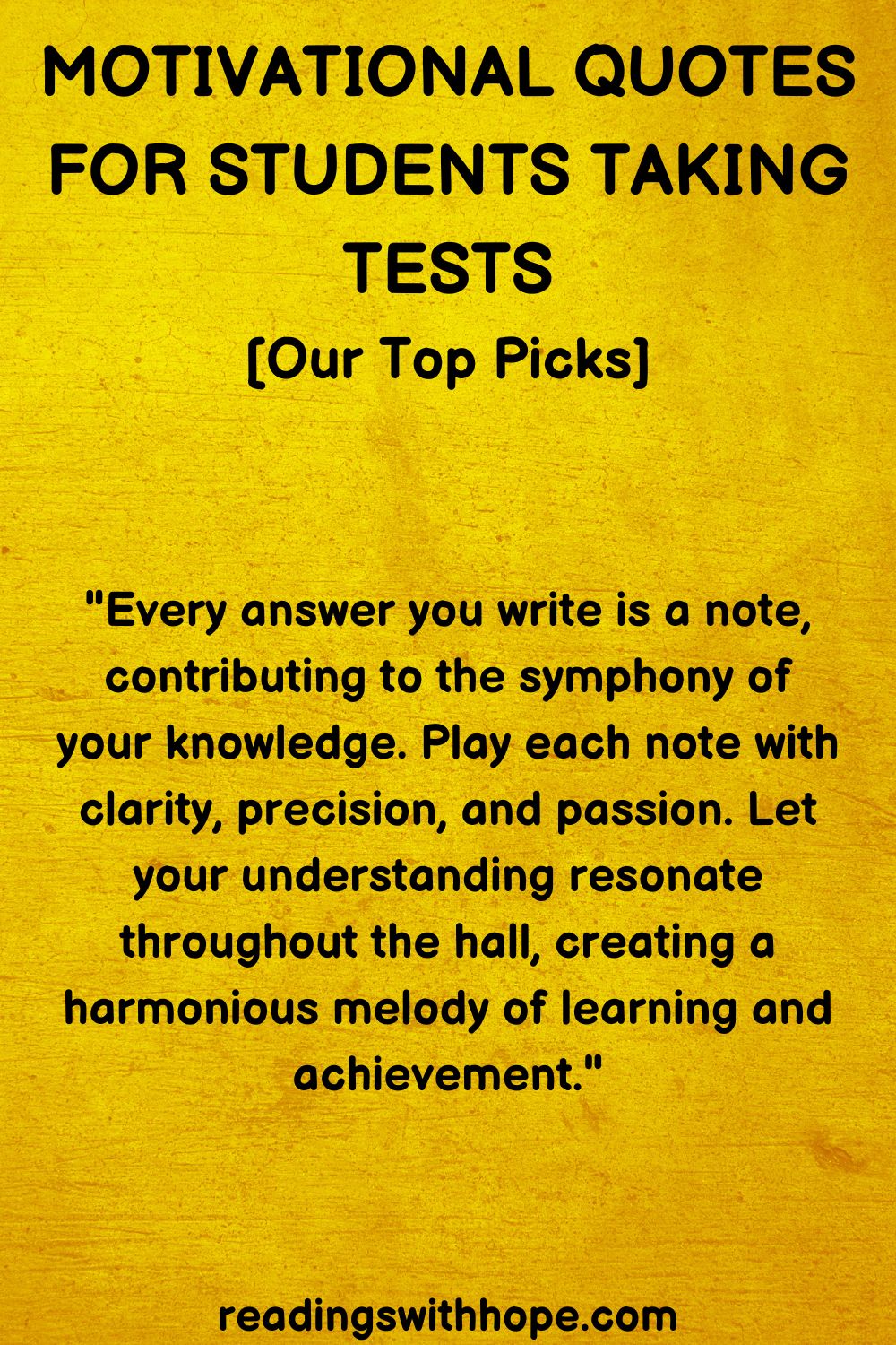 30 Motivational Quotes For Students Taking Tests