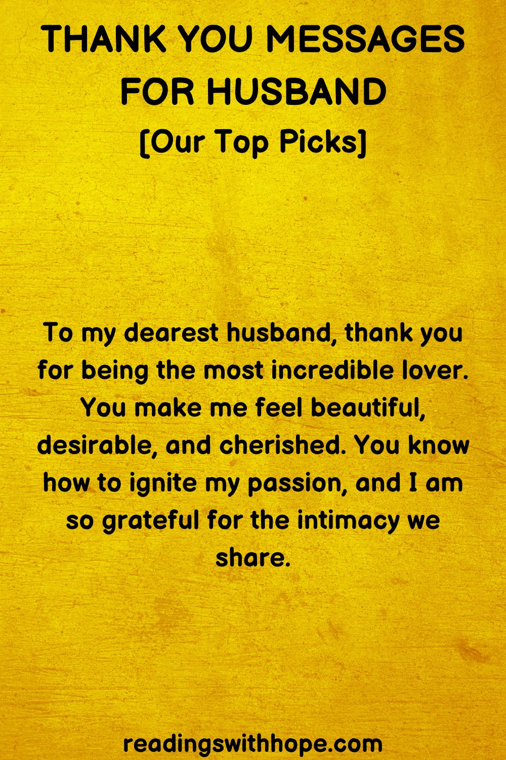 30 Thank You Messages For Husband