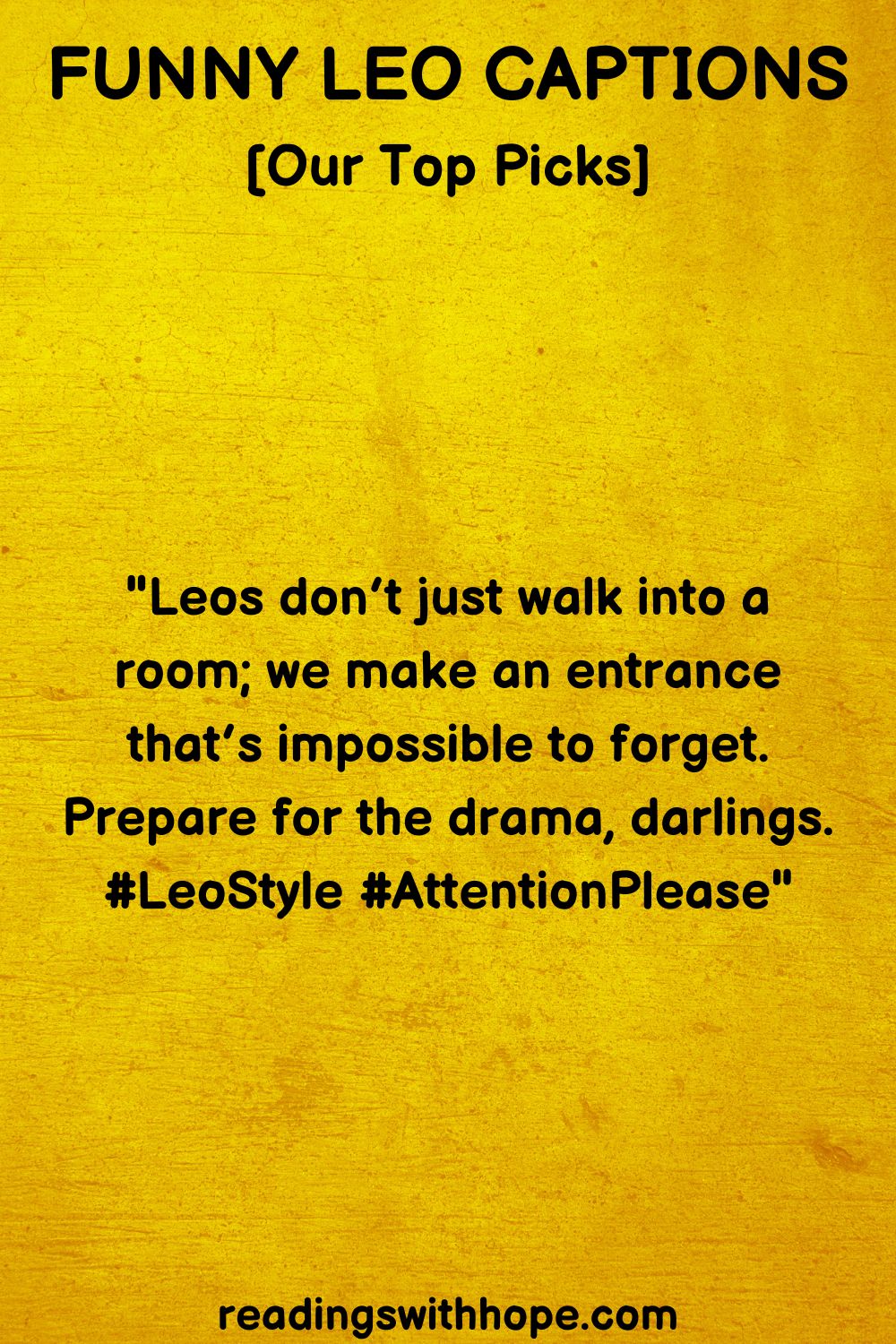 Funny Leo Captions