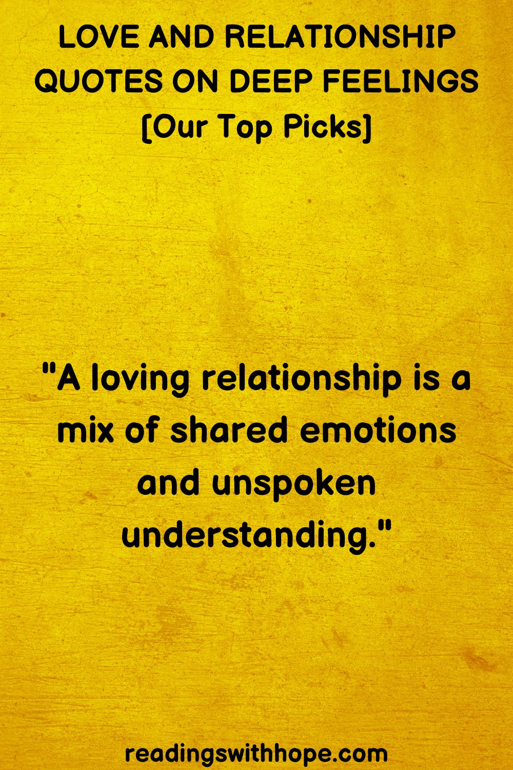 Love and Relationship Quotes on Deep Feelings