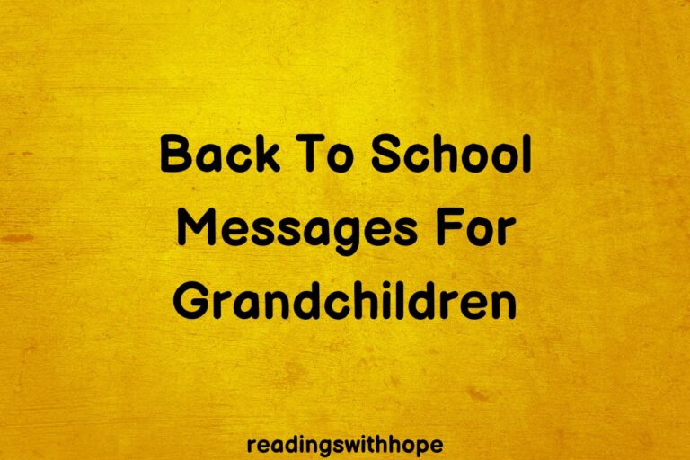 35 Back To School Messages For Grandchildren