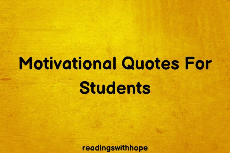 60 Motivational Quotes For Students