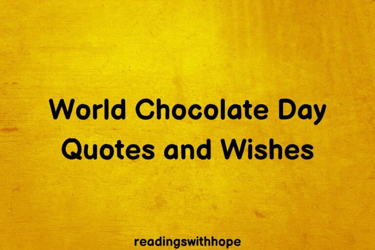 World Chocolate Day Quotes and Wishes