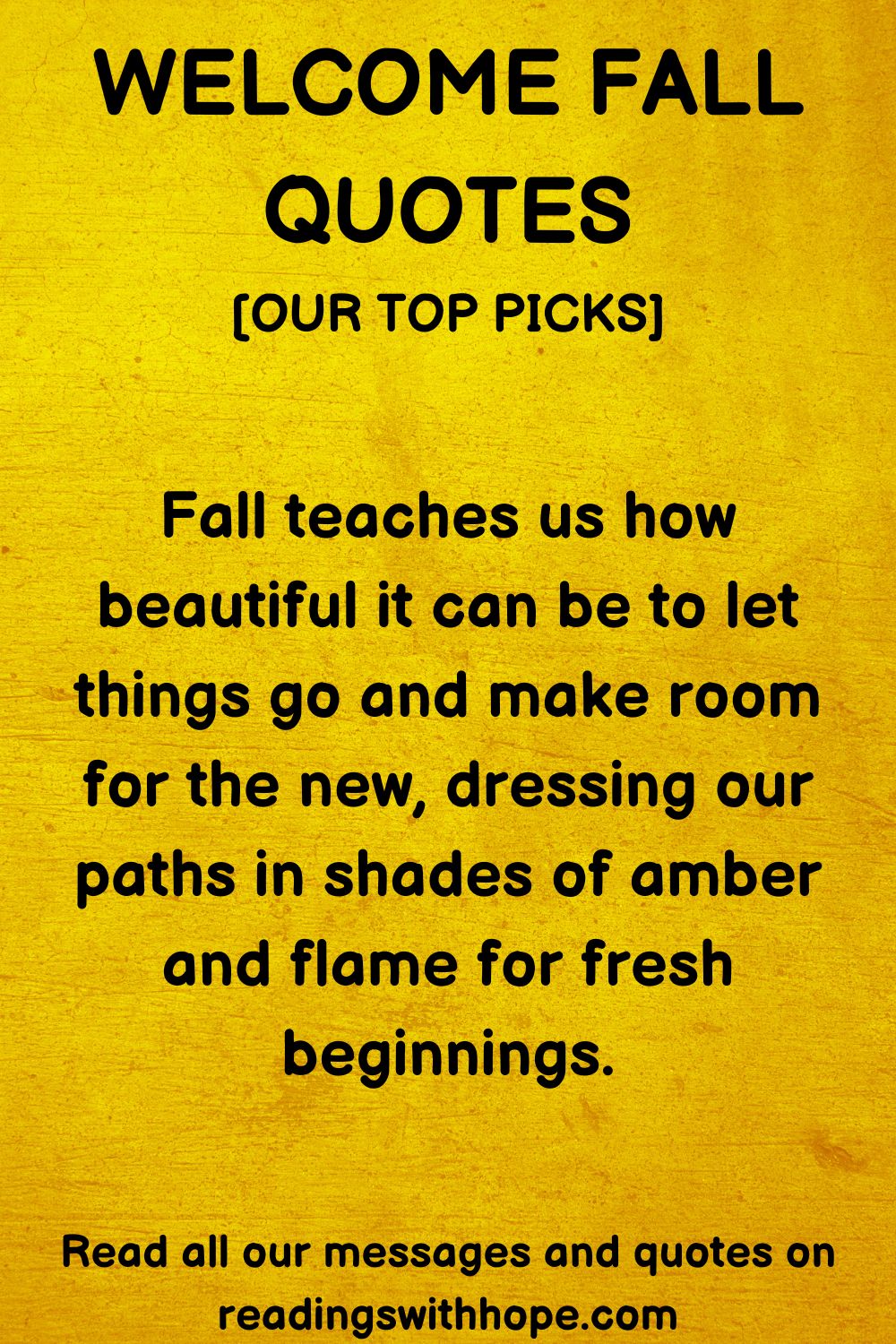 Welcome Fall Quotes