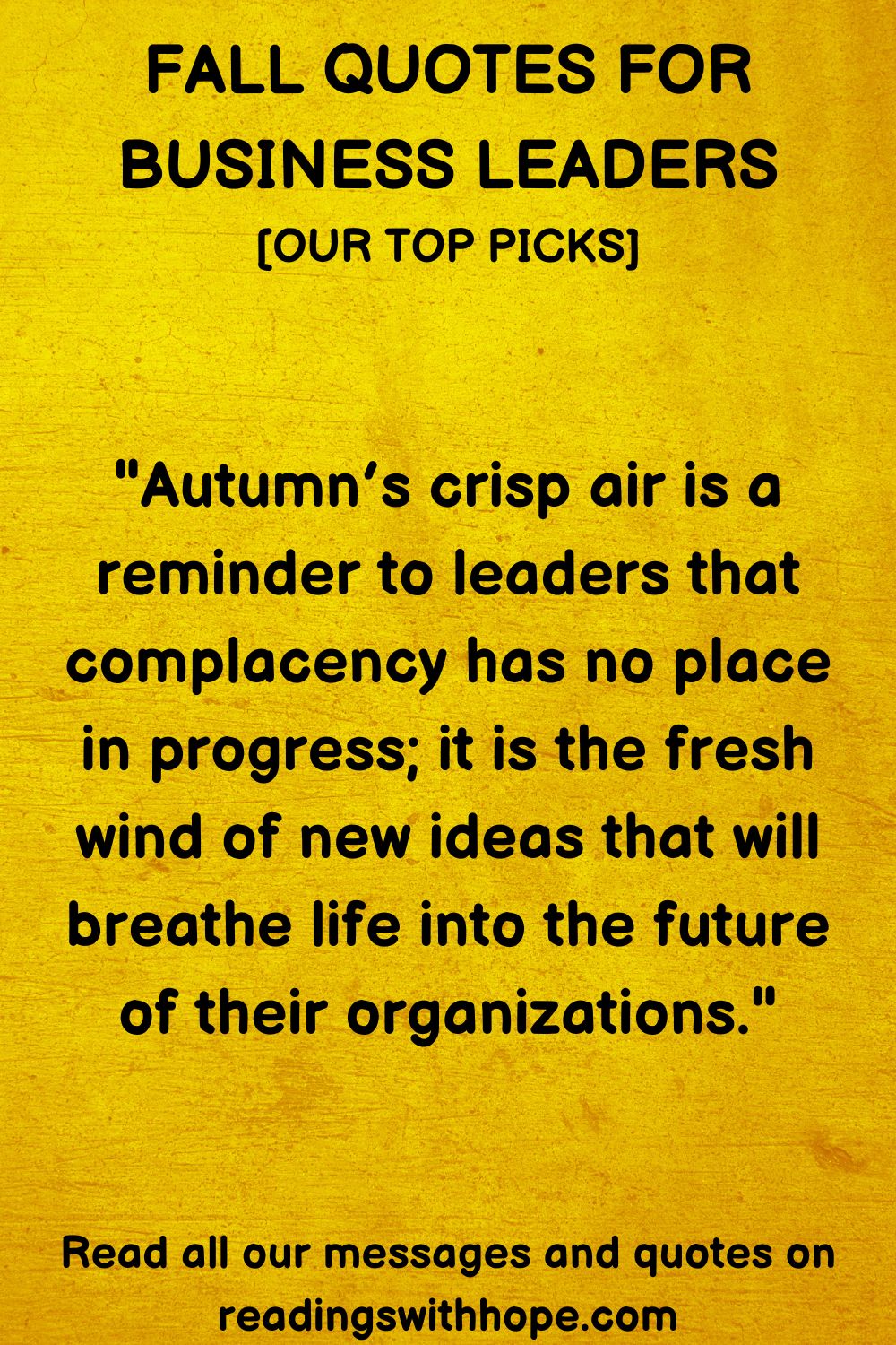 Fall Quotes For Business Leaders