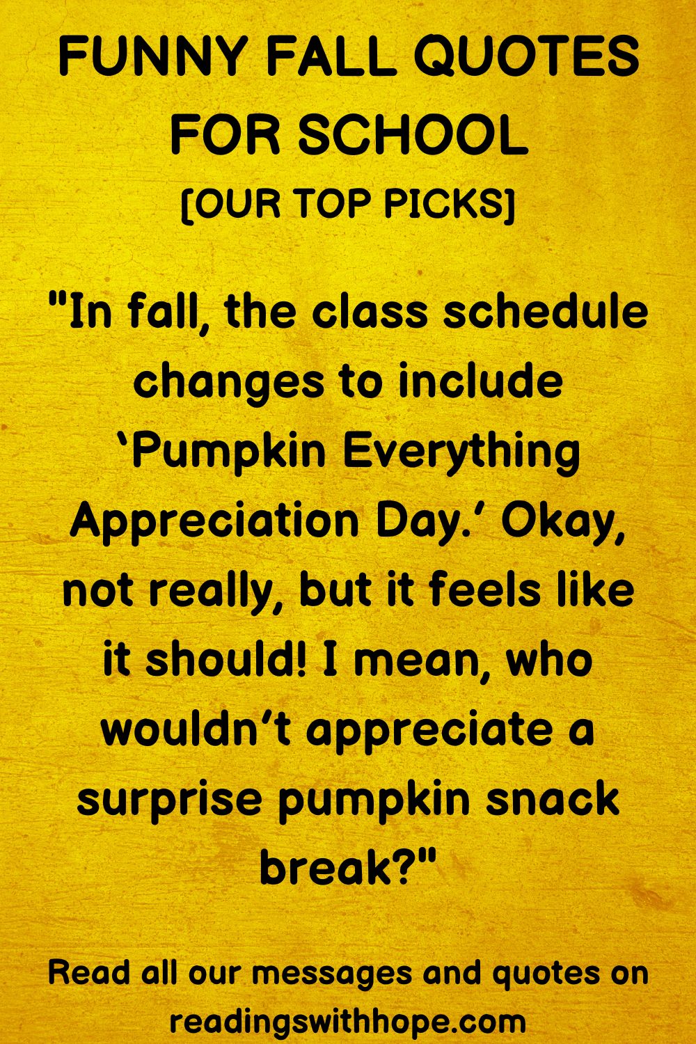 Funny Fall Quotes For School