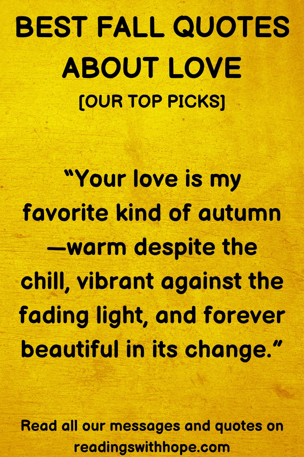 Best Fall Quotes About Love