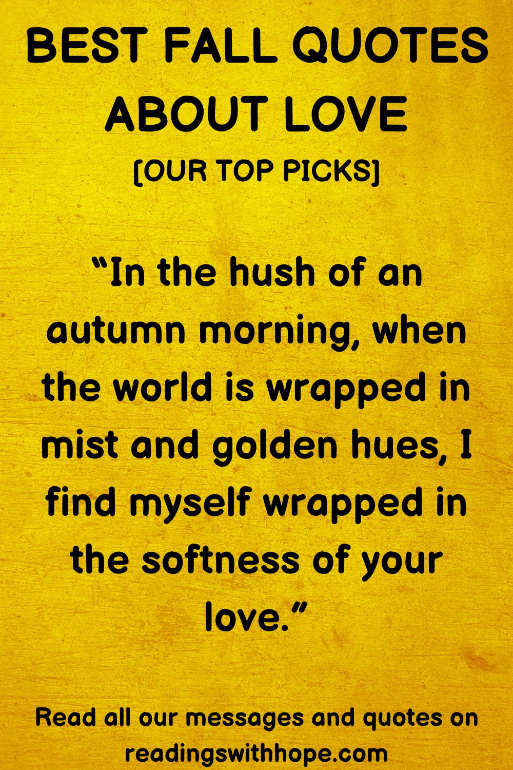 Best Fall Quotes About Love