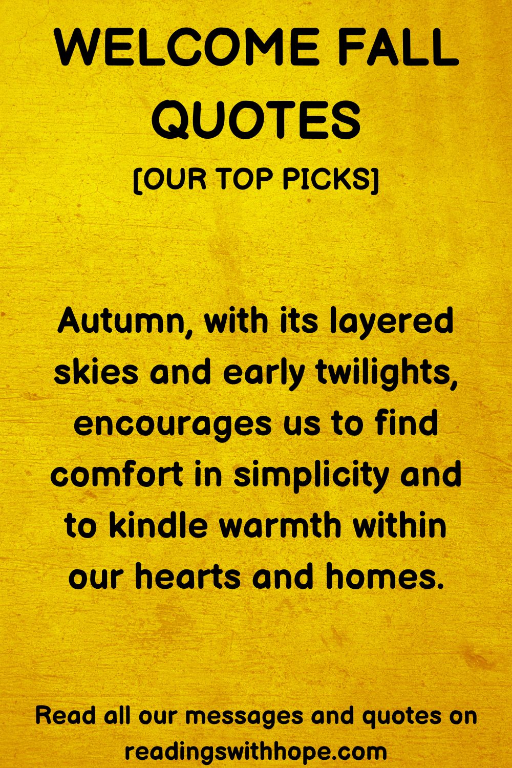 Welcome Fall Quotes