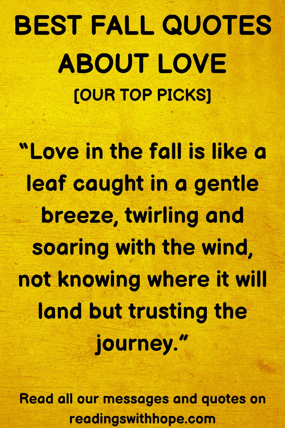 Best Fall Quotes About Love