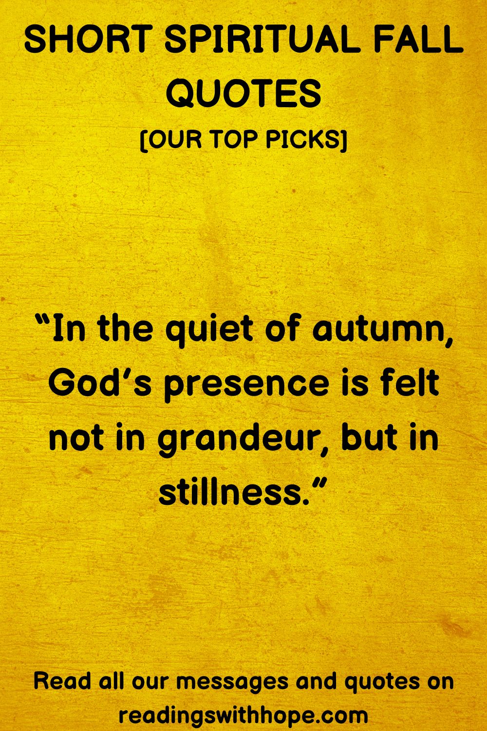 Short Spiritual Fall Quotes