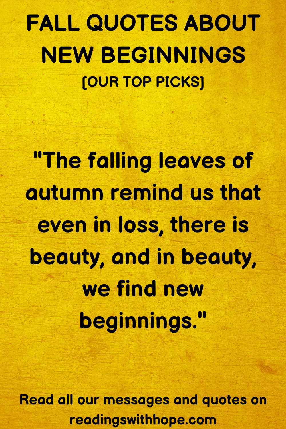 30 Fall Quotes About New Beginnings