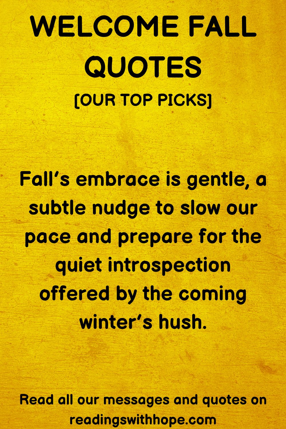 Welcome Fall Quotes