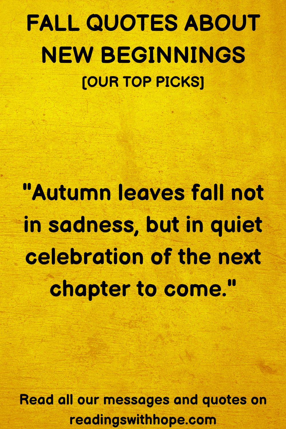 30 Fall Quotes About New Beginnings