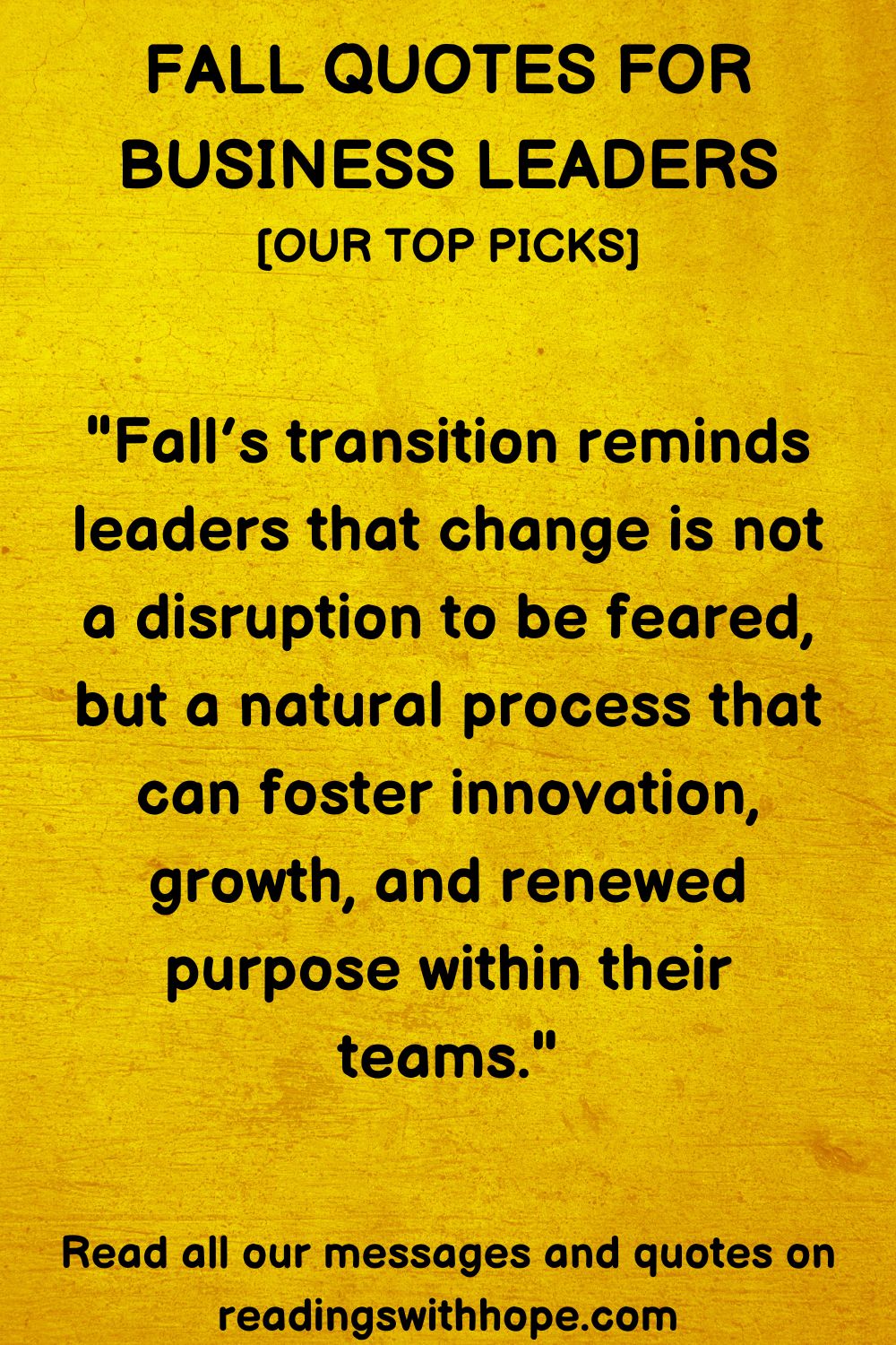 Fall Quotes For Business Leaders