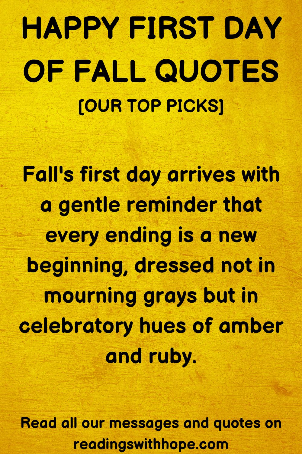 Happy First Day of Fall Quotes