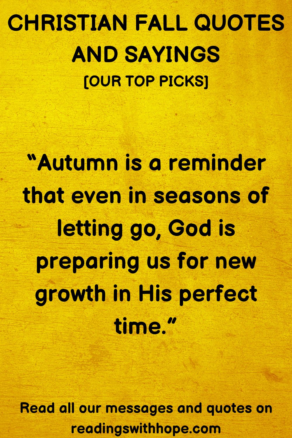 Christian Fall Quotes and Sayings