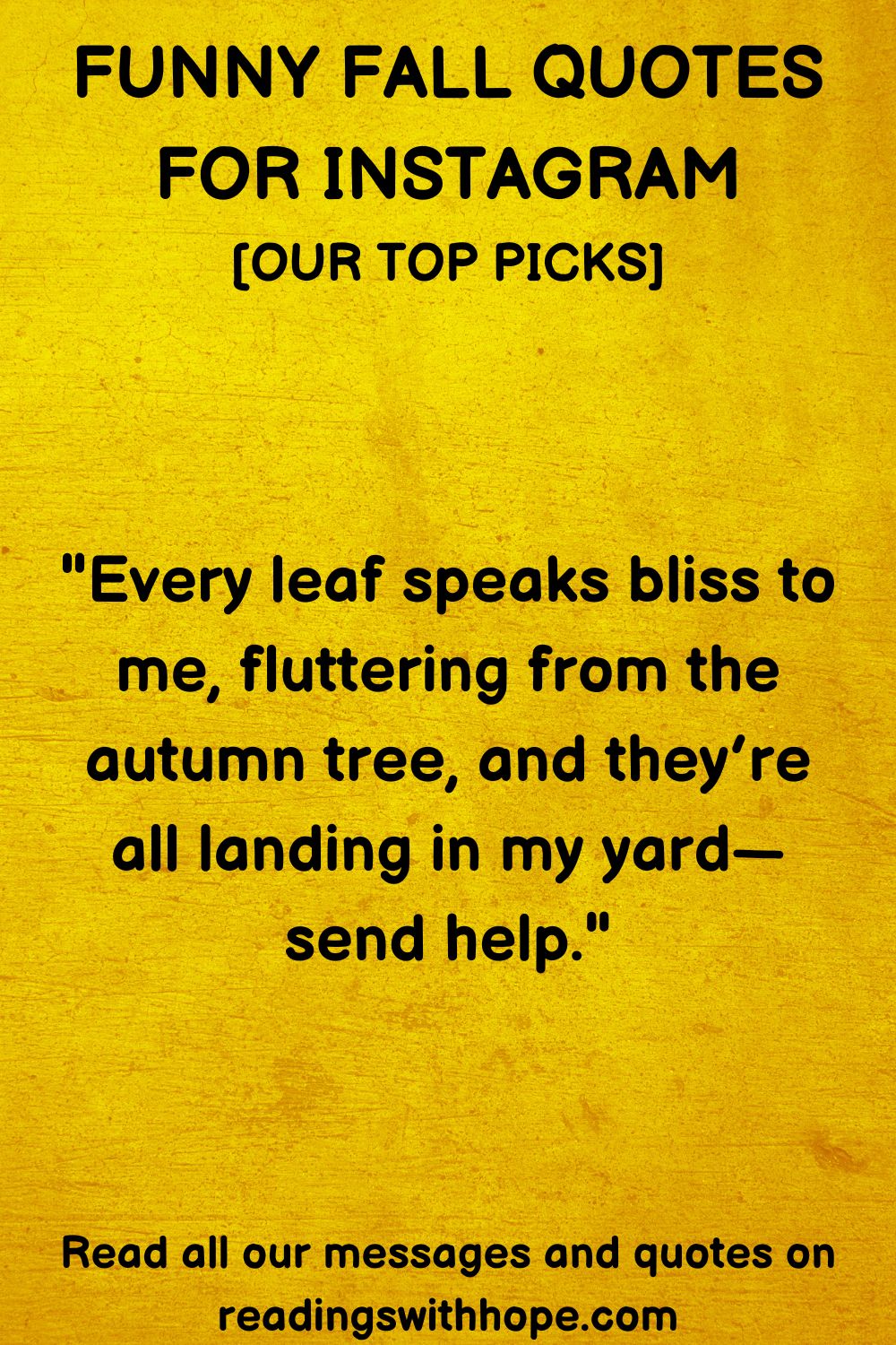 Funny Fall Quotes For Instagram