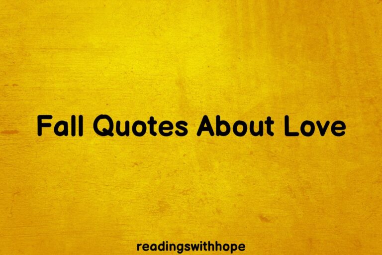 90 Fall Quotes About Love