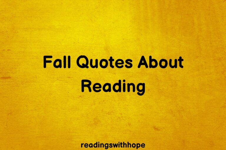 Featured Image with Text - Fall Quotes About Reading