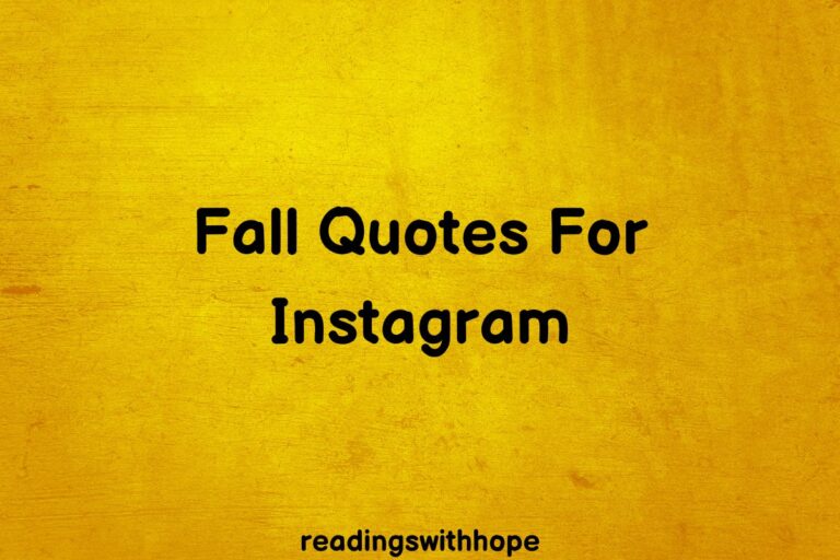 Featured image with text - Fall Quotes For Instagram