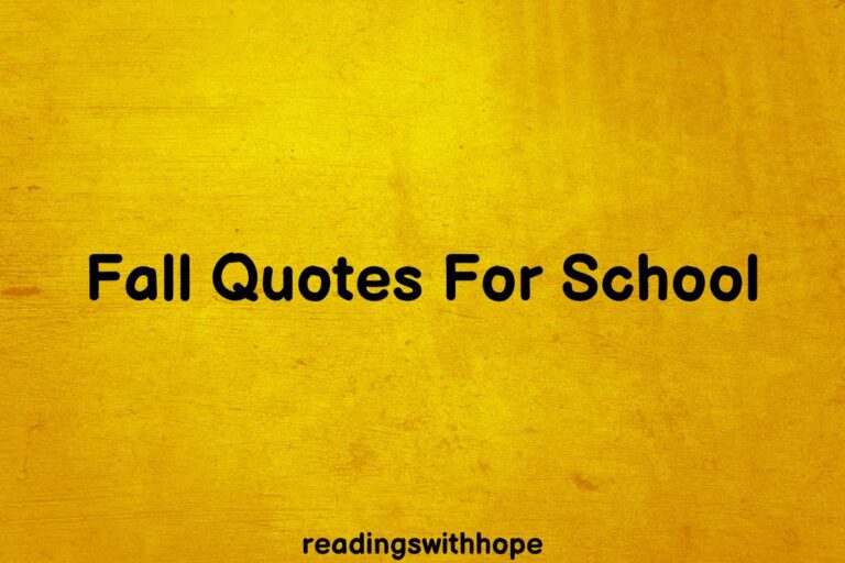 Featured image with text - Fall Quotes For School