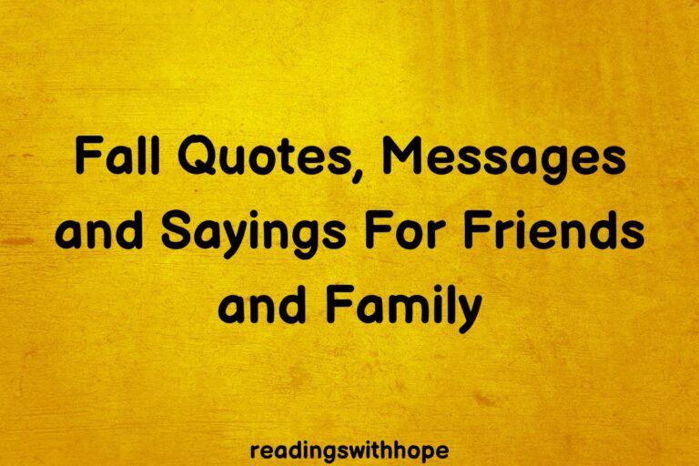 Featured image with text - Fall Quotes, Messages and Sayings For Friends and Family