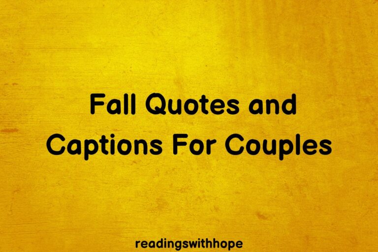 Fall Quotes and Captions For Couples