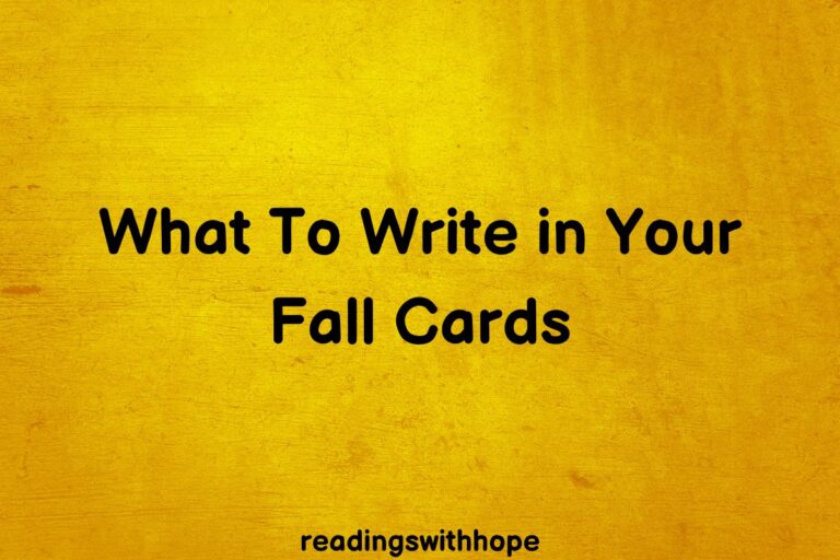 featured image with text - What To Write in Your Fall Cards