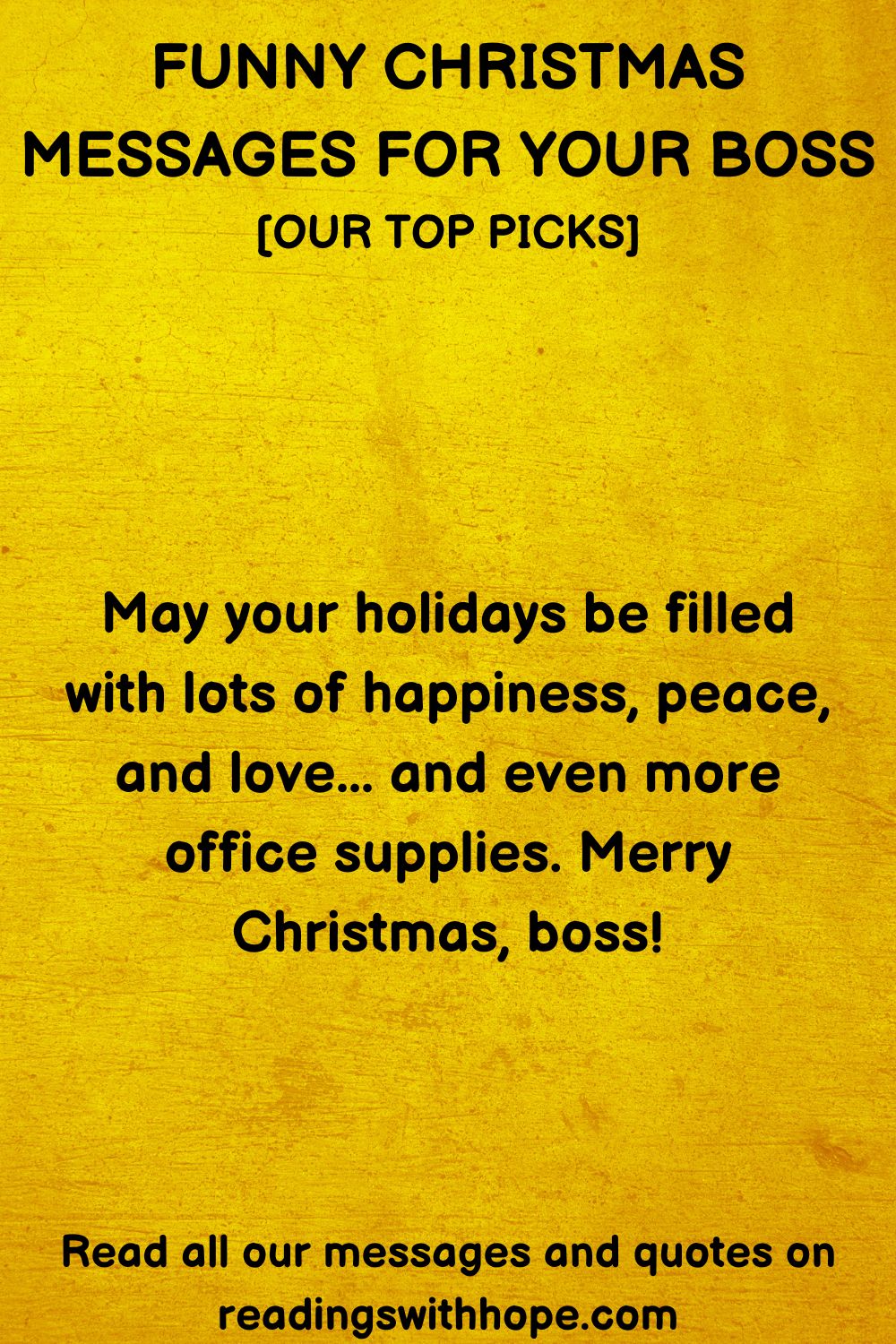 90 Christmas Messages For Your Boss