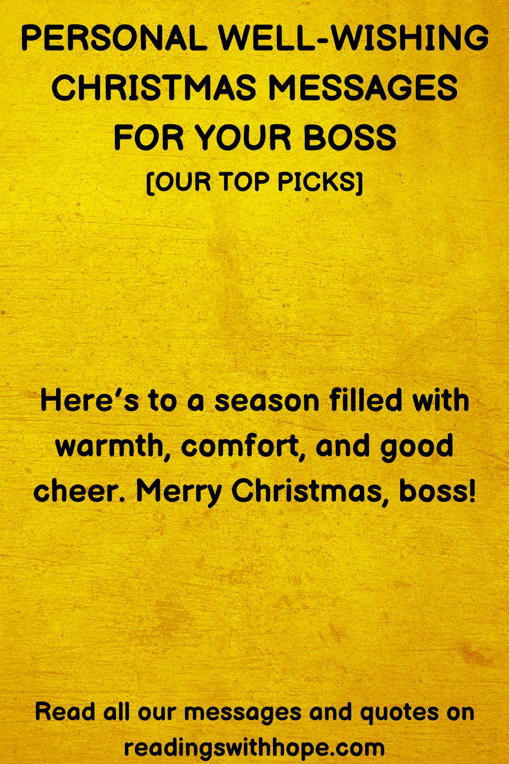 90 Christmas Messages For Your Boss