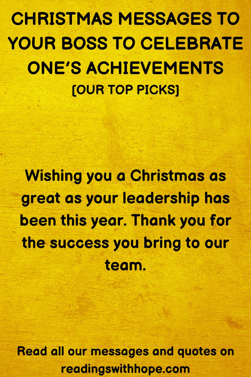 90 Christmas Messages For Your Boss