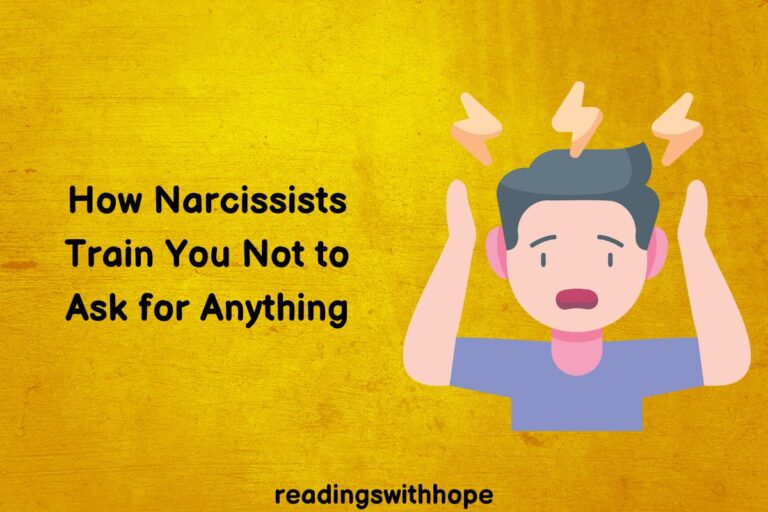 How Narcissists Train You Not to Ask for Anything