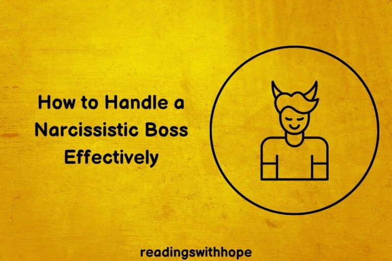 How to Handle a Narcissistic Boss Effectively
