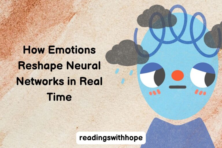 How Emotions Reshape Neural Networks in Real Time