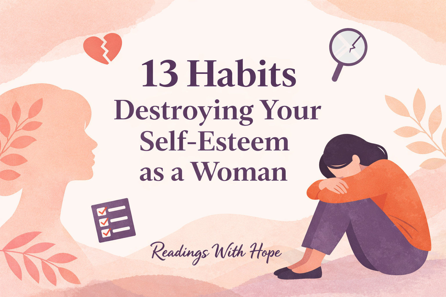 13 Habits Destroying Your SelfEsteem as a Woman