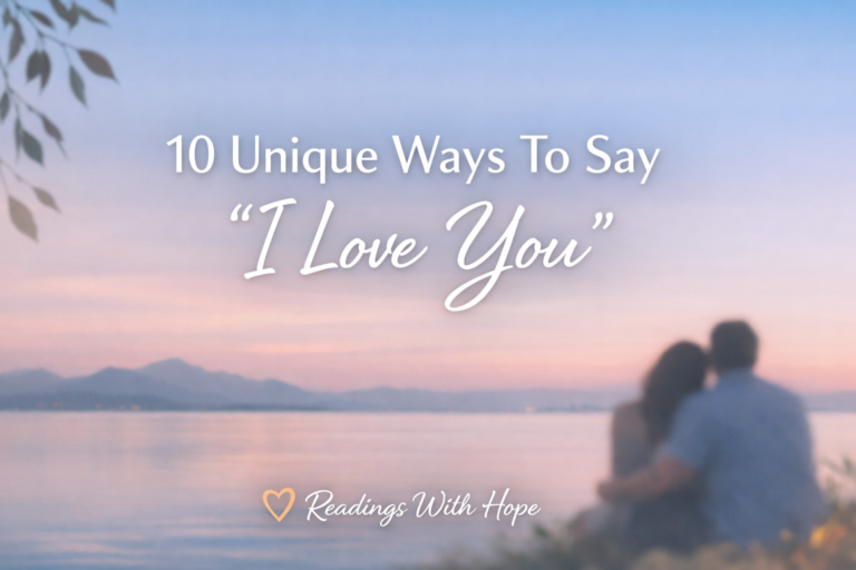 10 Unique Ways To Say “I Love You”