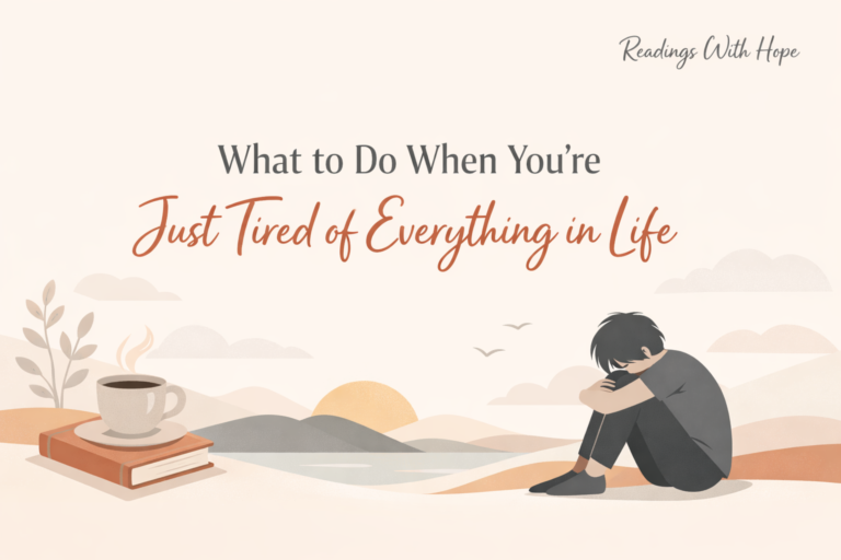 What to Do When You’re Just Tired of Everything in Life