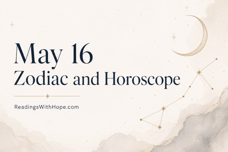 May 16 Zodiac and Horoscope