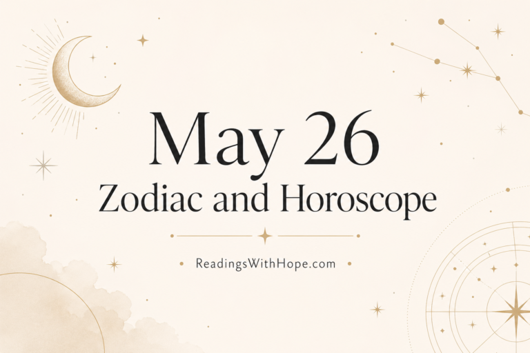 May 26 Zodiac and Horoscope