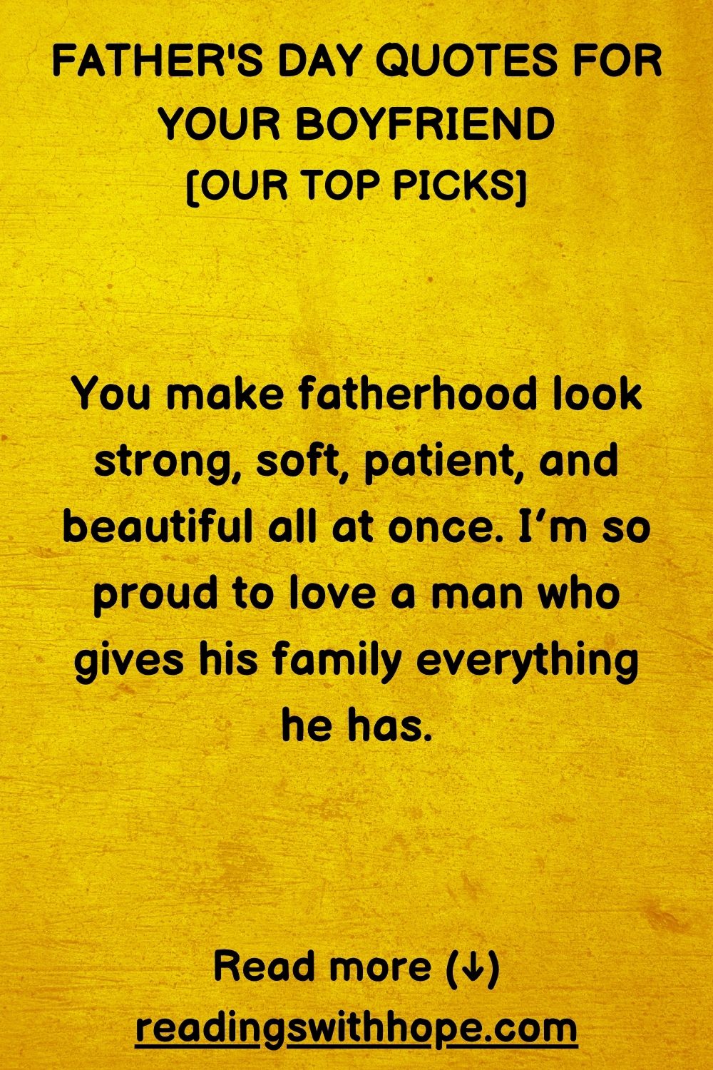 Father's Day Quotes For Your Boyfriend