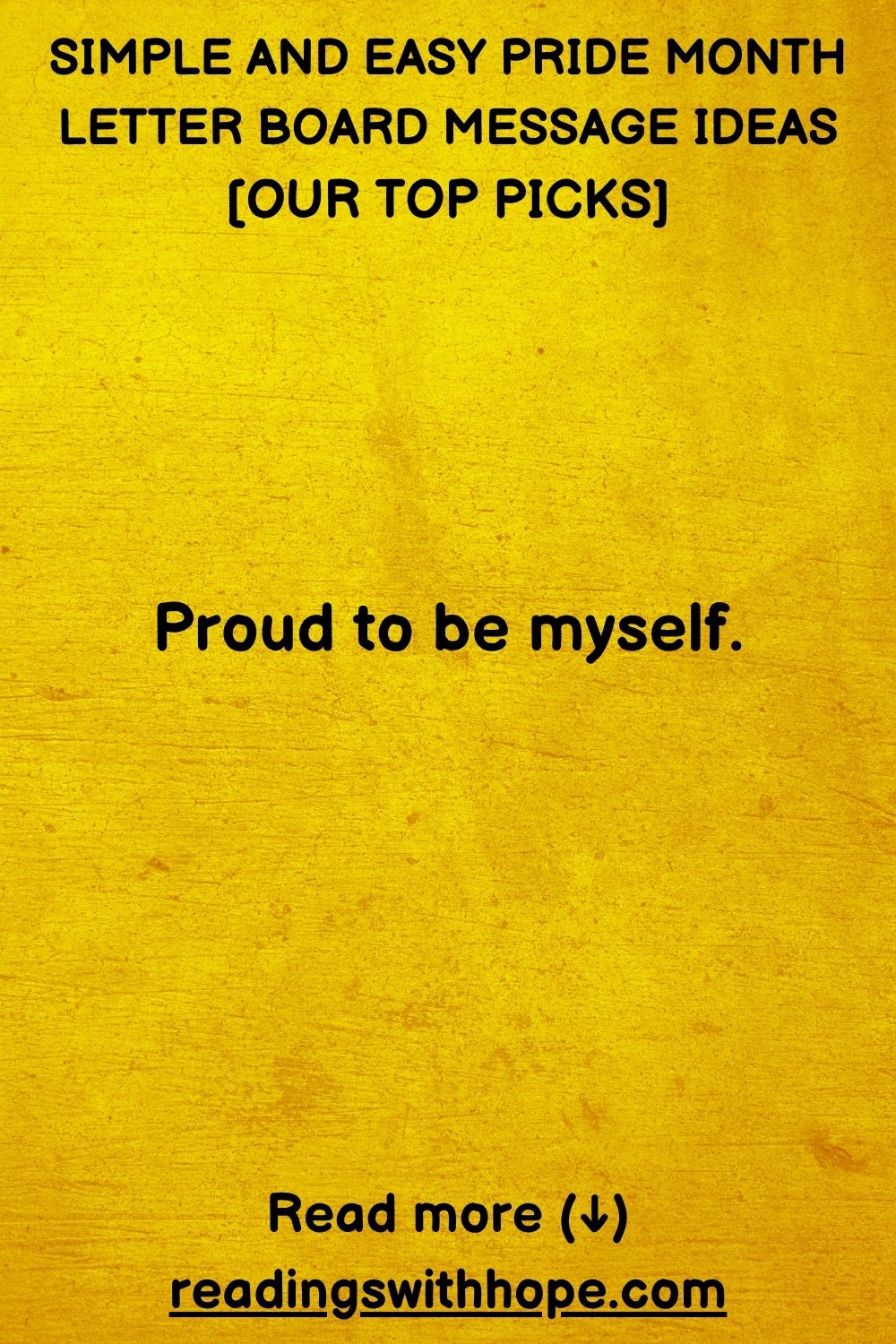 60 Pride Month Letter Board Message Ideas