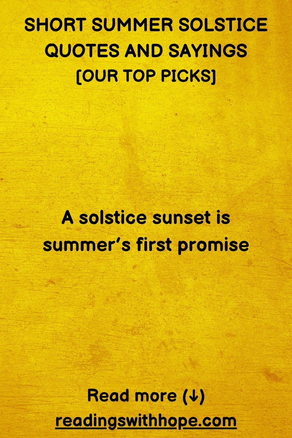 Short Summer Solstice Quotes and Sayings

