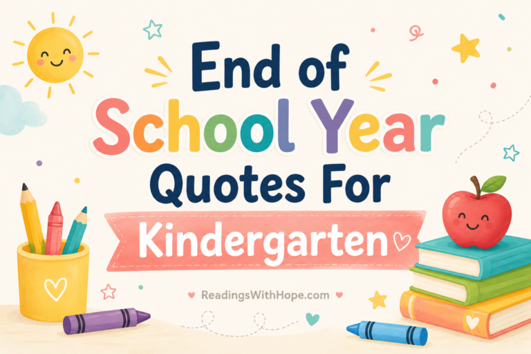 End of School Year Quotes For Kindergarten