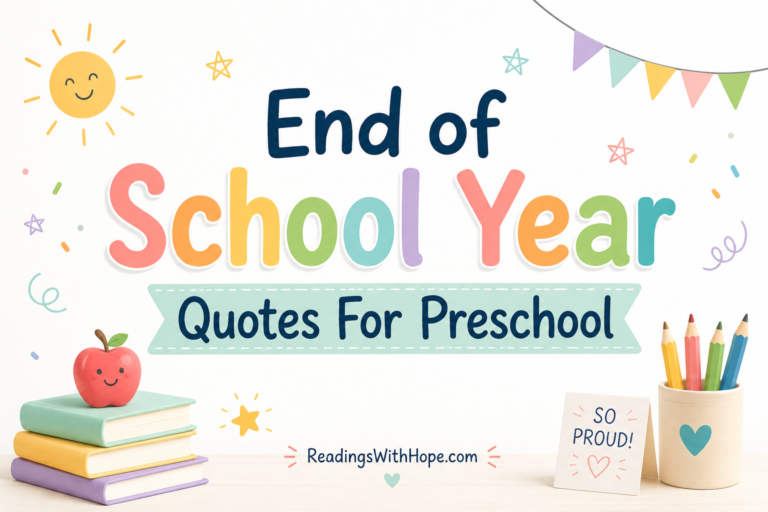 End of School Year Quotes For Preschool