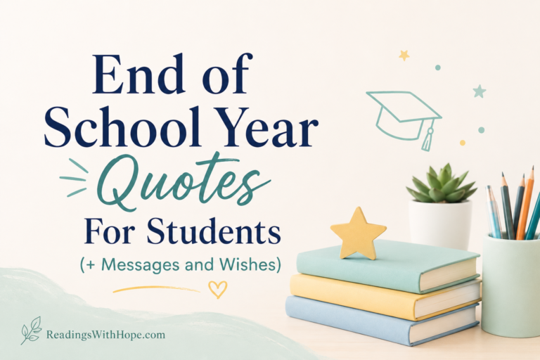 End of School Year Quotes For Students (+ Messages and Wishes)