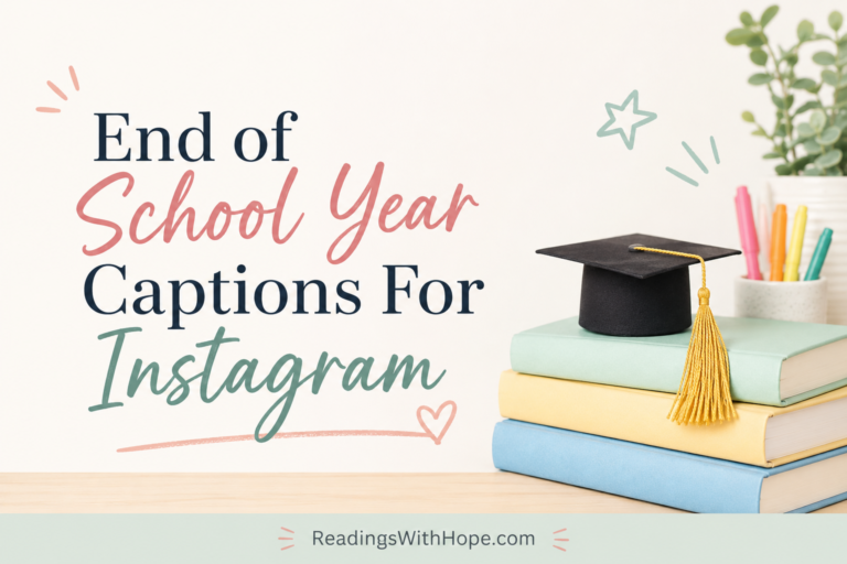 End of School Year Captions For Instagram
