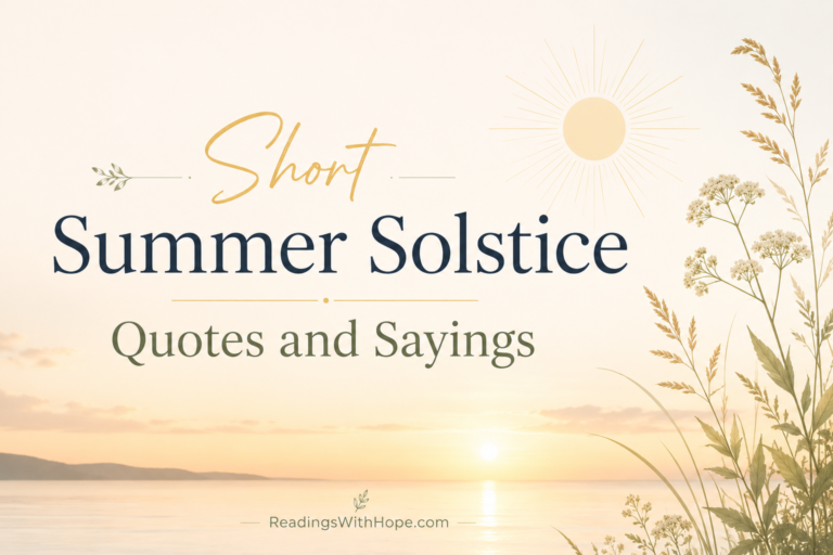 Short Summer Solstice Quotes and Sayings