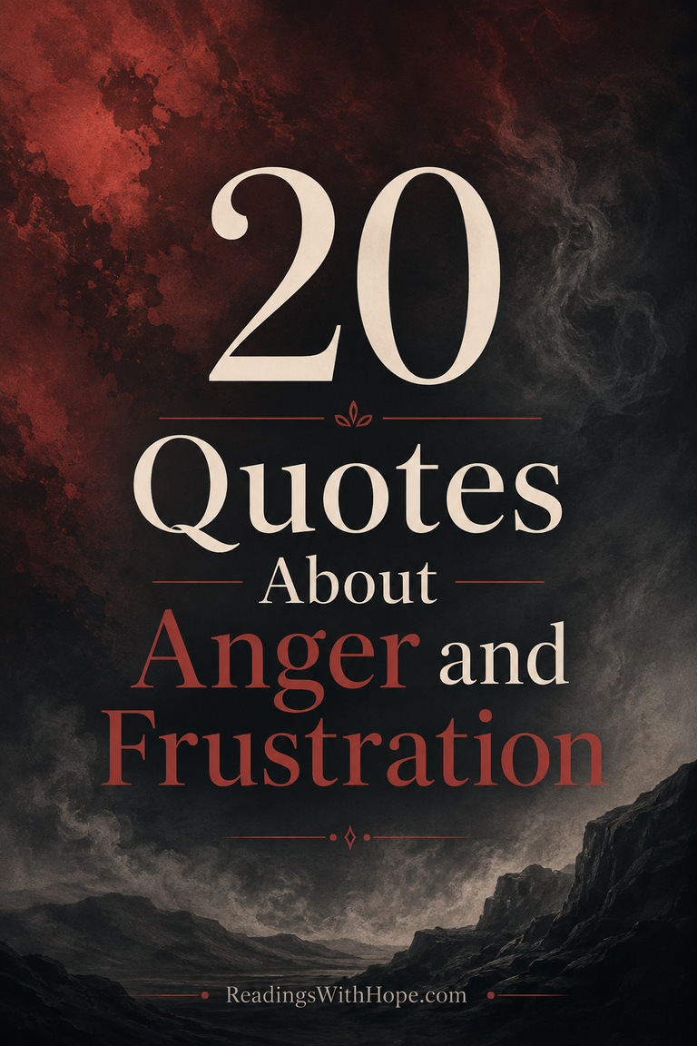 Quotes About Anger and Frustration